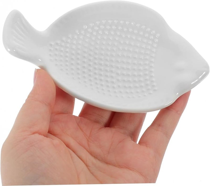 Ceramic Ginger Garlic Grater Zester Mincer Spice Grinder Kitchen Tool - Image 3